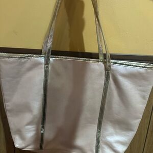 Lancome Cream and Gold Tote Bag